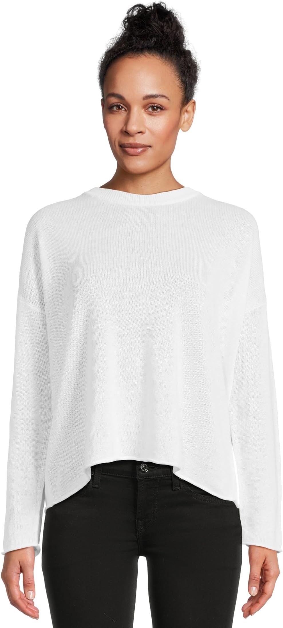 

Свитер Eileen Fisher Crew Neck Sweater, White
