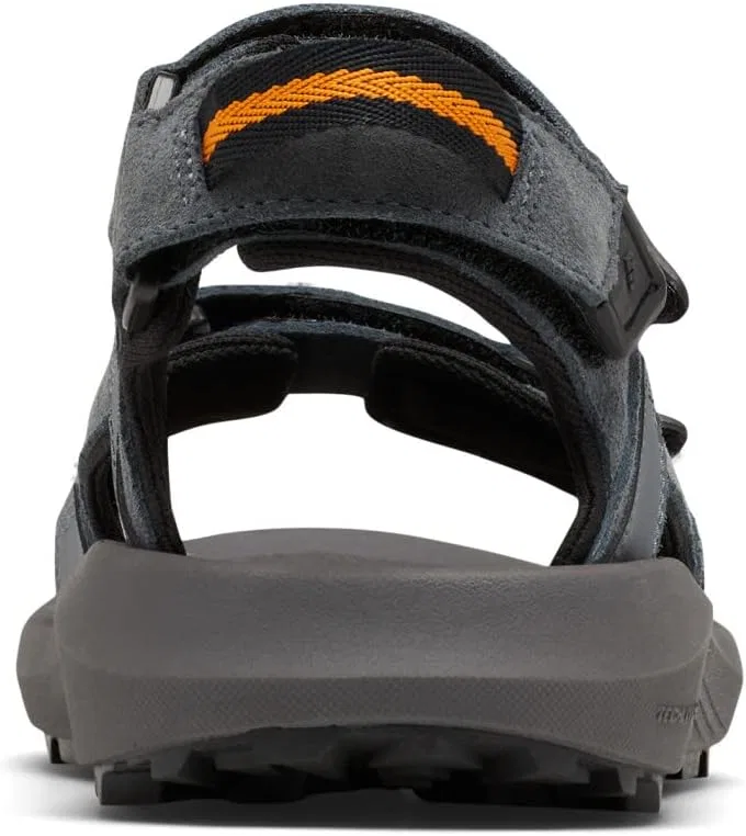 Мужские треккинговые сандалии Columbia Trailstorm Hiker с 3 ремешками, Grey Graphite X Black — фото 4