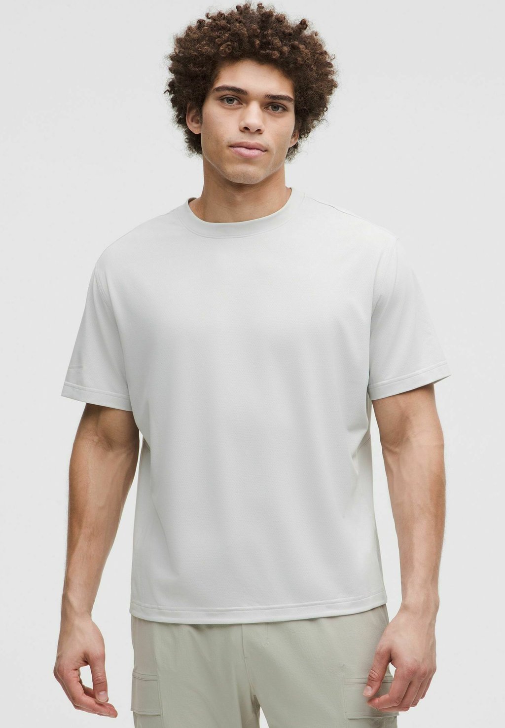 

Спортивная футболка EasySet Train Short Sleeve lululemon, светло-серый