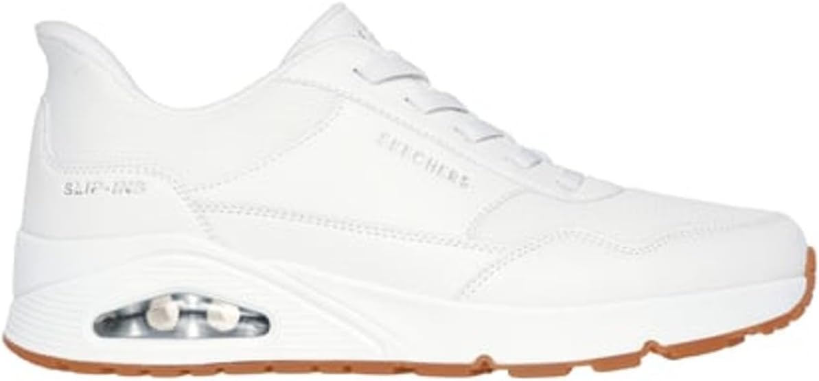 Мужские кроссовки Skechers Uno - Banksia без застежек, белый — фото 4