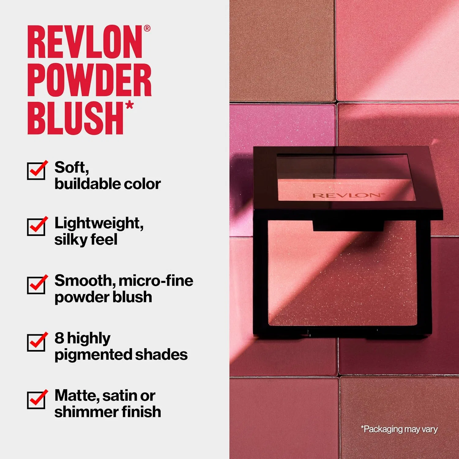 Пудровые румяна Revlon Powder Blush - Silk Delicate, оттенок Oh Baby Pink 001 Revlon — фото 3