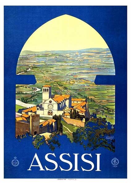 

Картина на холсте LegendArte Assisi, многоцветный