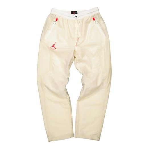 

Брюки air jordan x logo printing sports long pants 'cream white' Off-White, белый