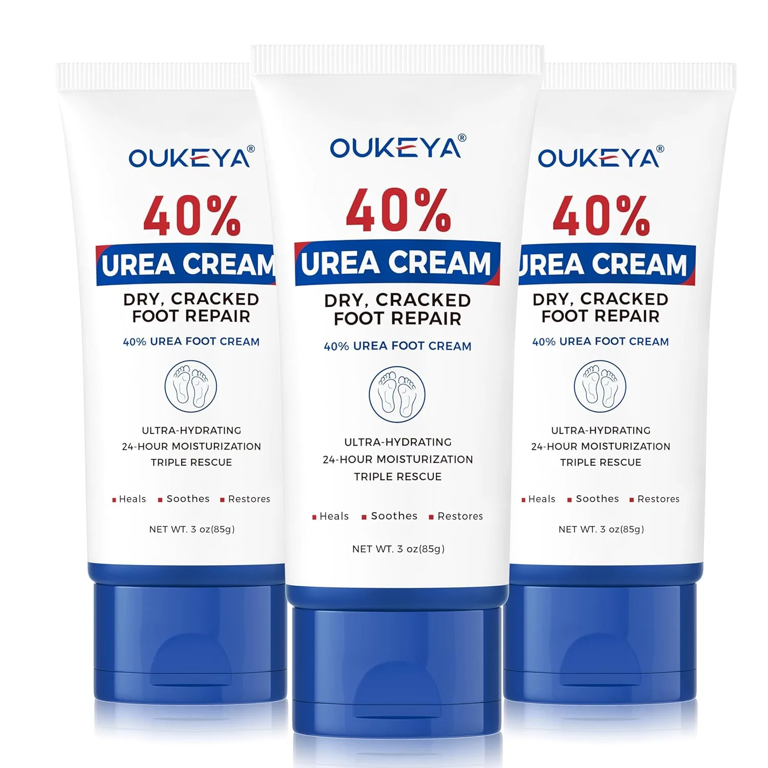Крем-стик с мочевиной OUKEYA 40% для ног и рук, 3 шт. Oukeya