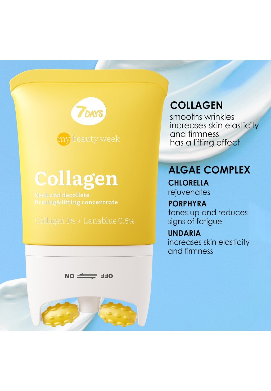 Сыворотка 7DAYS — MY BEAUTY WEEK COLLAGEN NECK AND DECOLLETE FIRMING & LIFTING CONCENTRATE COLLAGEN % + — фото 4