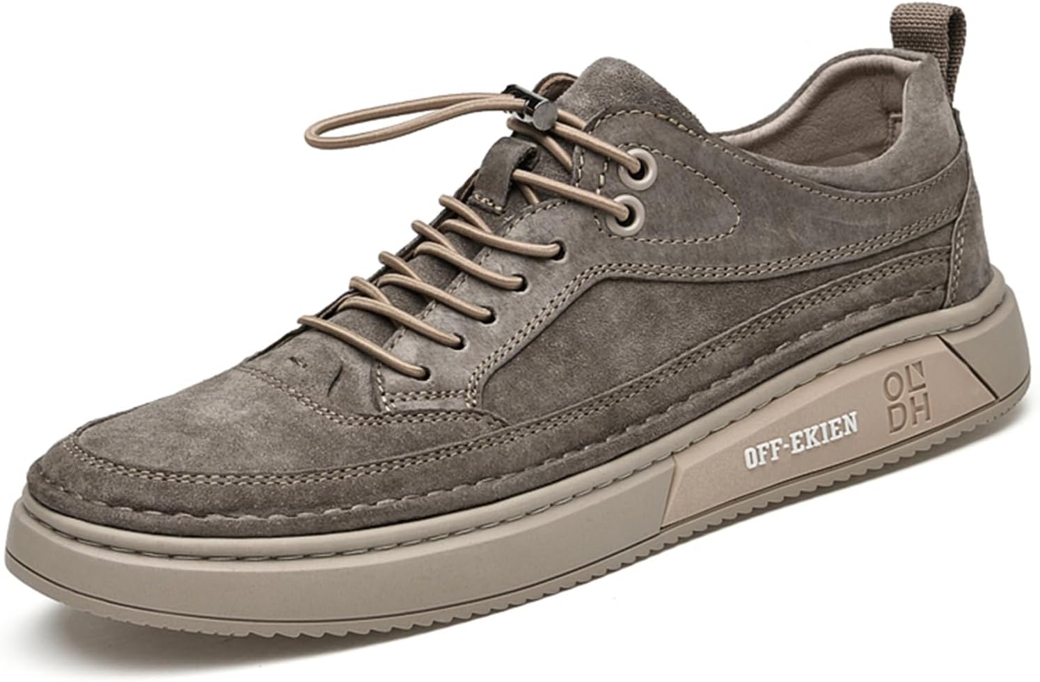 

Мужские ретро кроссовки из премиальной кожи, мужские повседневные и стильные обувь Abborora, Camel