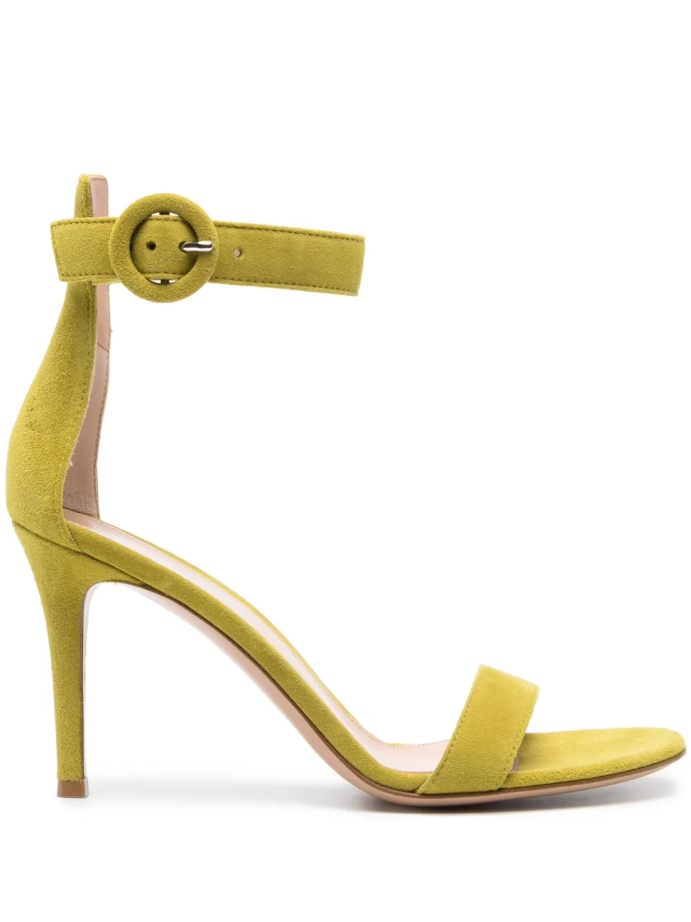 Босоножки Portofino 85 Gianvito Rossi, зеленый