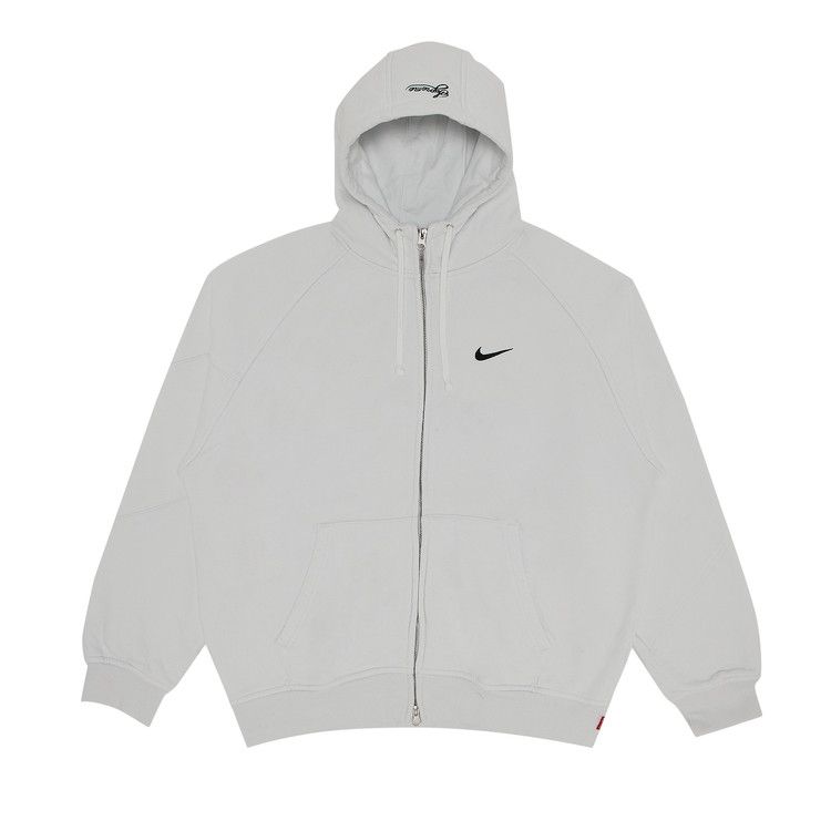 

Толстовка Supreme x Nike Zip Up Hooded Sweatshirt, White