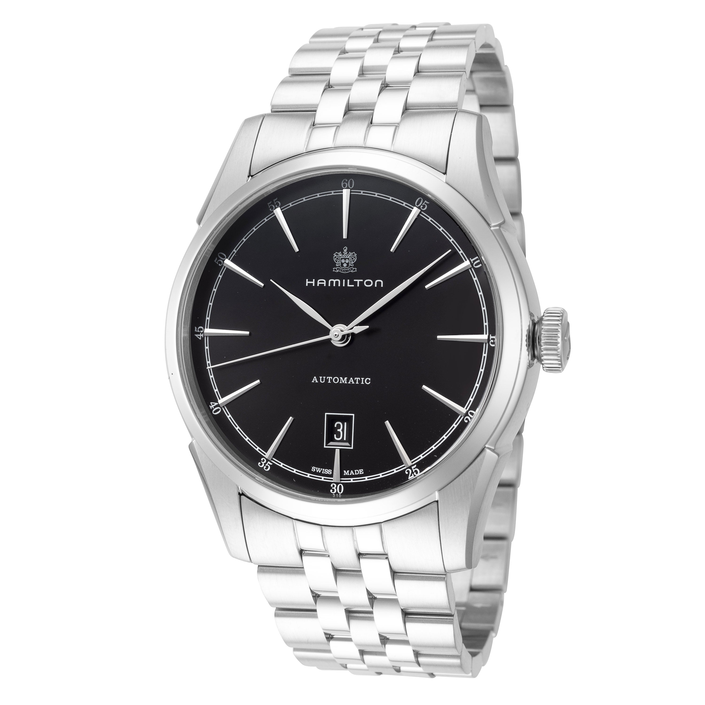 

Автоматические часы Hamilton Men's American Classic 42 мм H42415031, серебряный