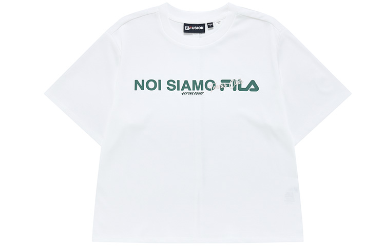 

FILA FUSION Футболка женская стандартные белые