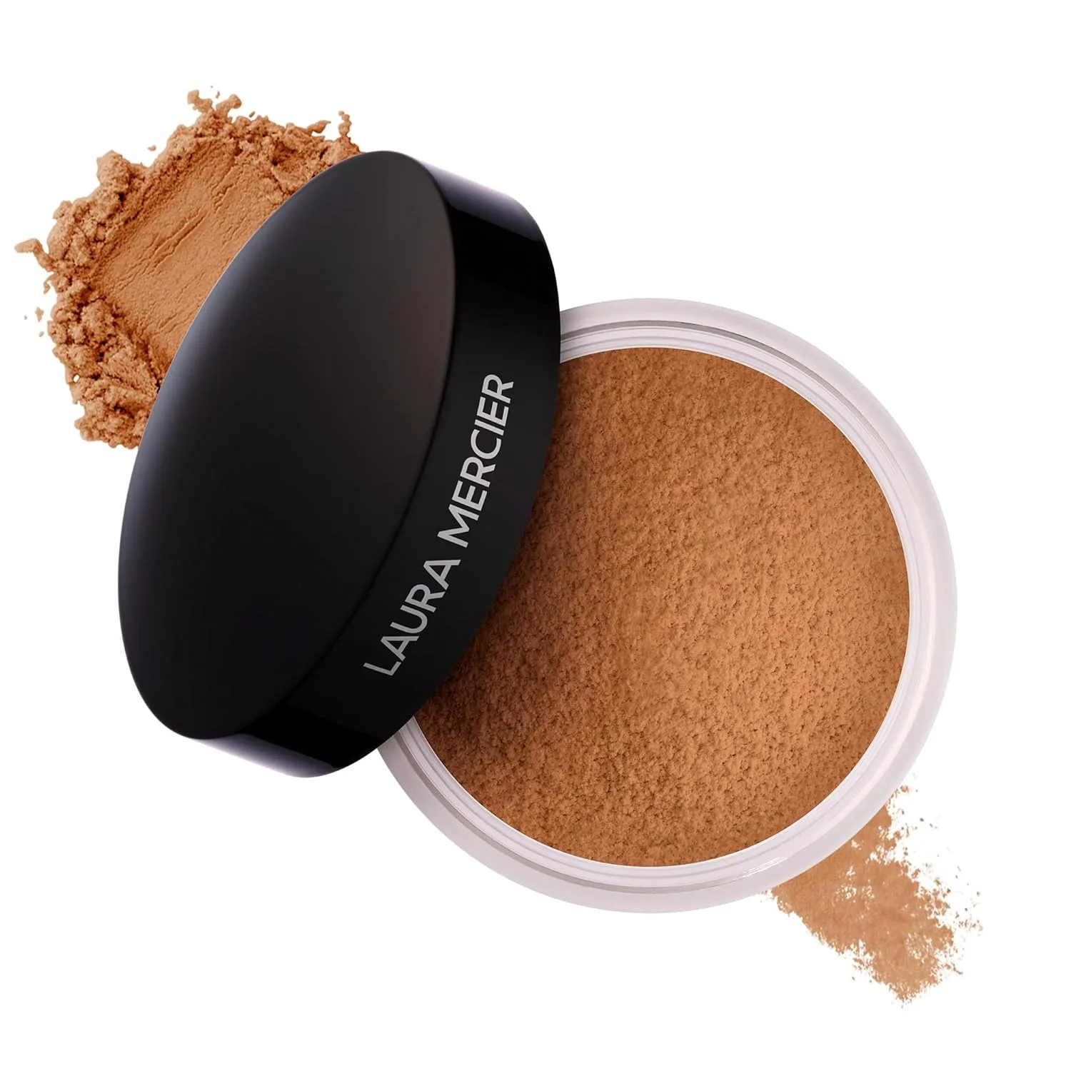 Laura Mercier Translucent Loose Setting Powder, контроль блеска на 24 часа, матовое покрытие, стойкость, для нормальной и жирной кожи, 4 оттенка для всех тонов кожи, набор Artistry Icons Полноразмерный, Translucent Medium Deep
