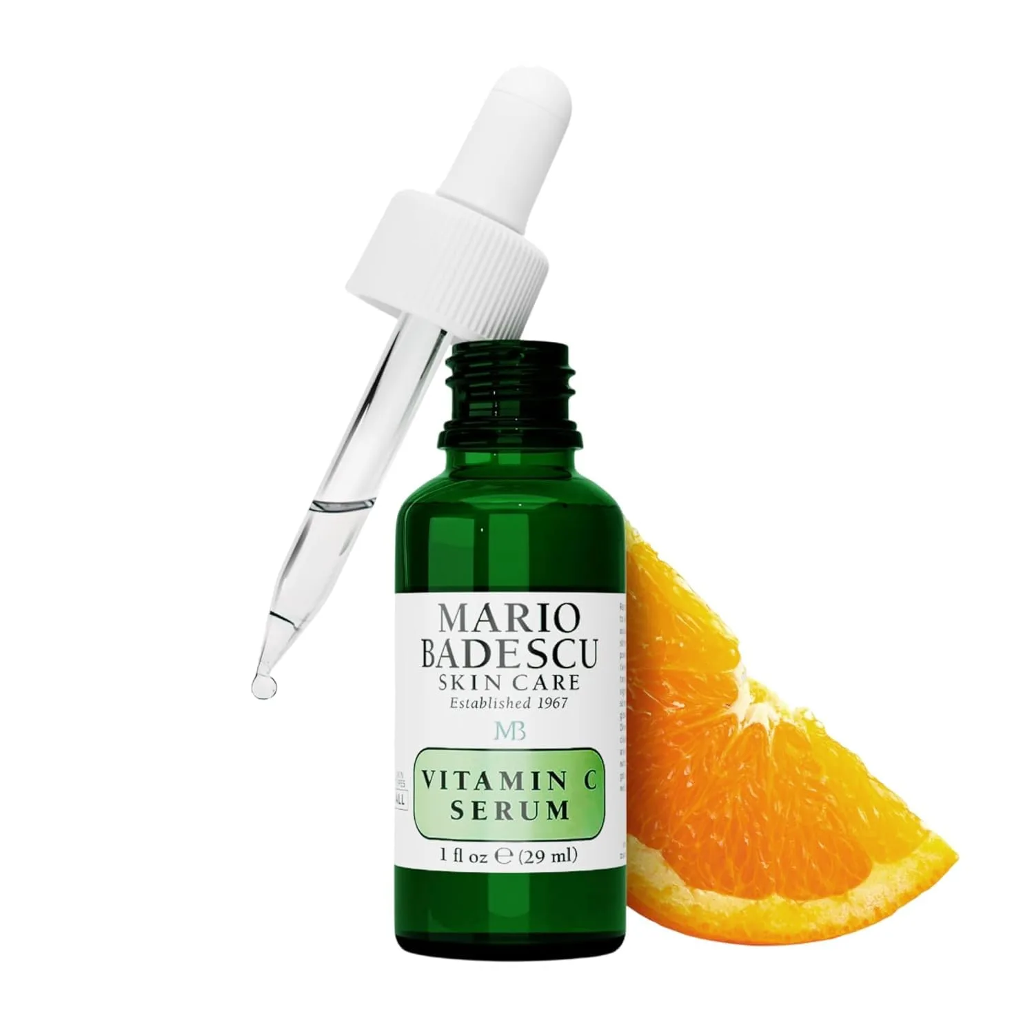 Набор сывороток Mario Badescu Hyaluronic Dew Drops + Vitamin C Serum - увлажняющая и сияющая сыворотка для лица с ниацинамидом, гиалуронатом натрия и коллагеном для всех типов кожи — фото 2
