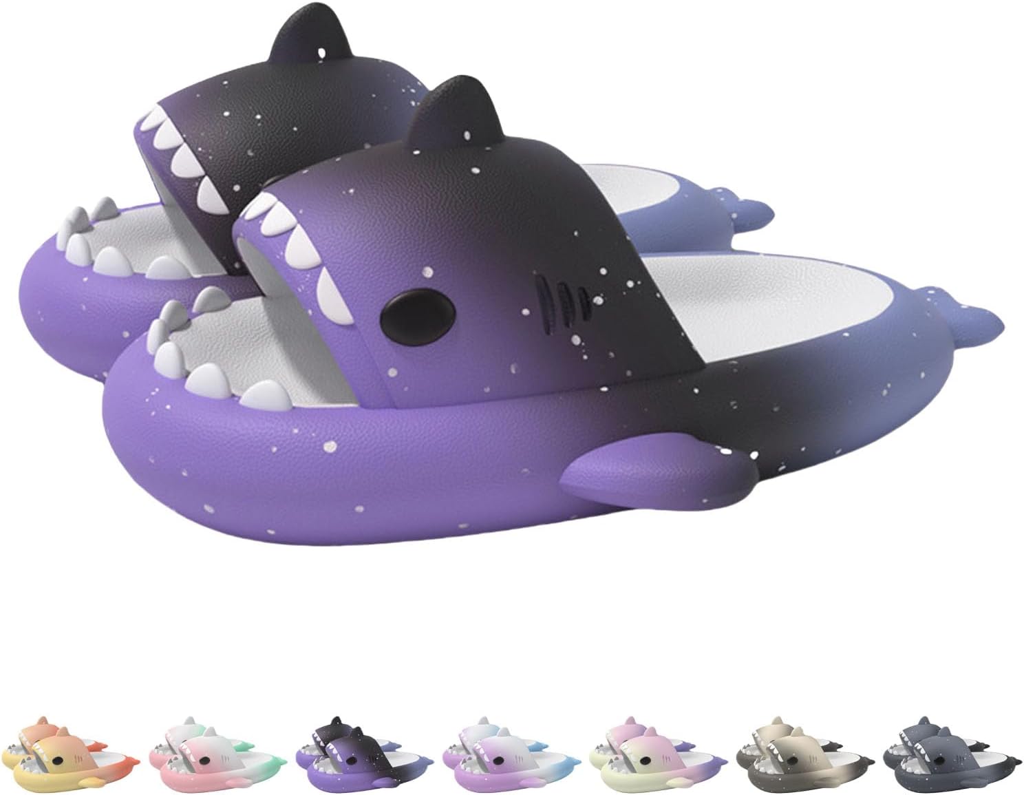 

Шлепанцы Spotted Starlight Shark, нескользящие сандалии для пляжа и дома, быстро сохнущие для душа Generic, синий