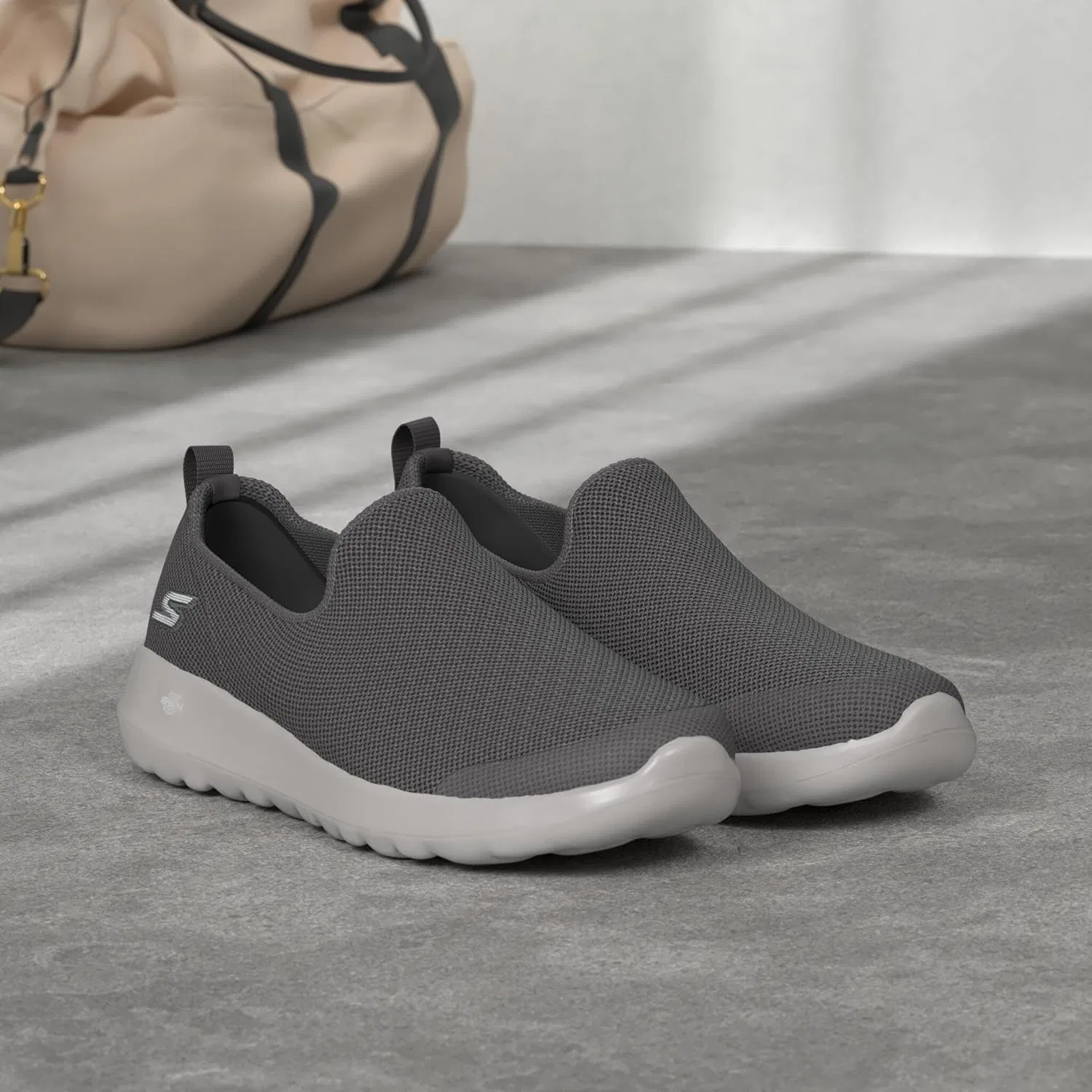 Мужские кроссовки Skechers Go Walk Max Modulating, Anthracite Knit — фото 4
