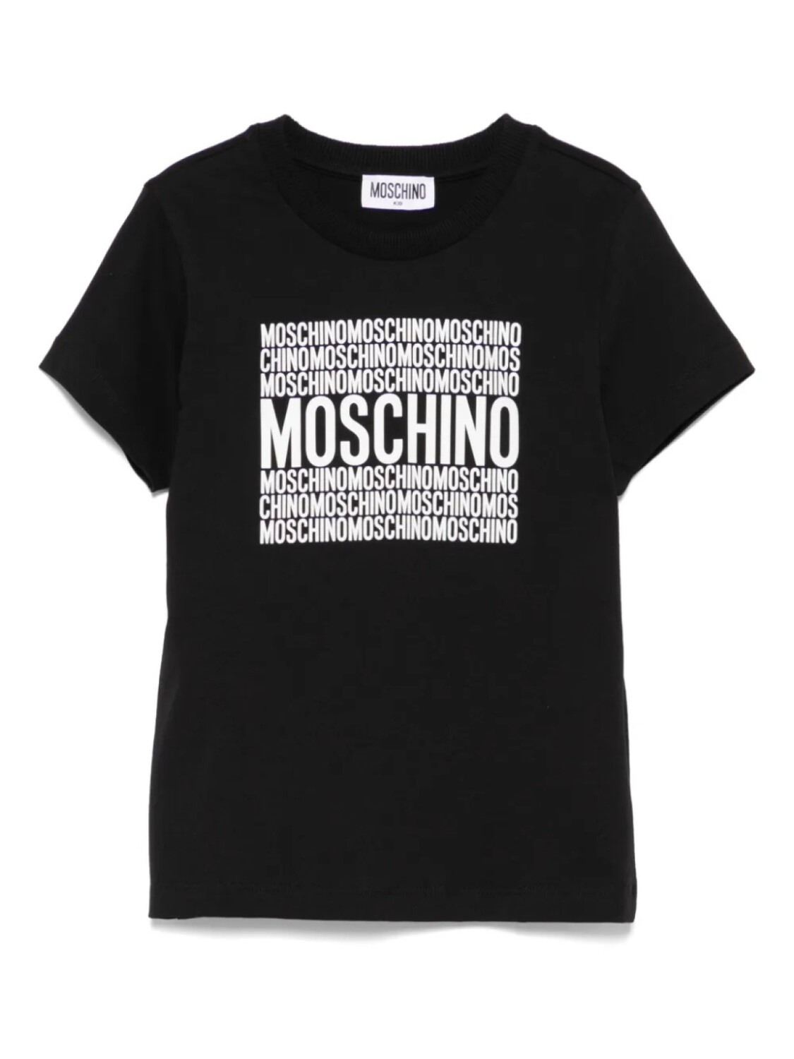 

Футболка с логотипом Moschino Kids, черный