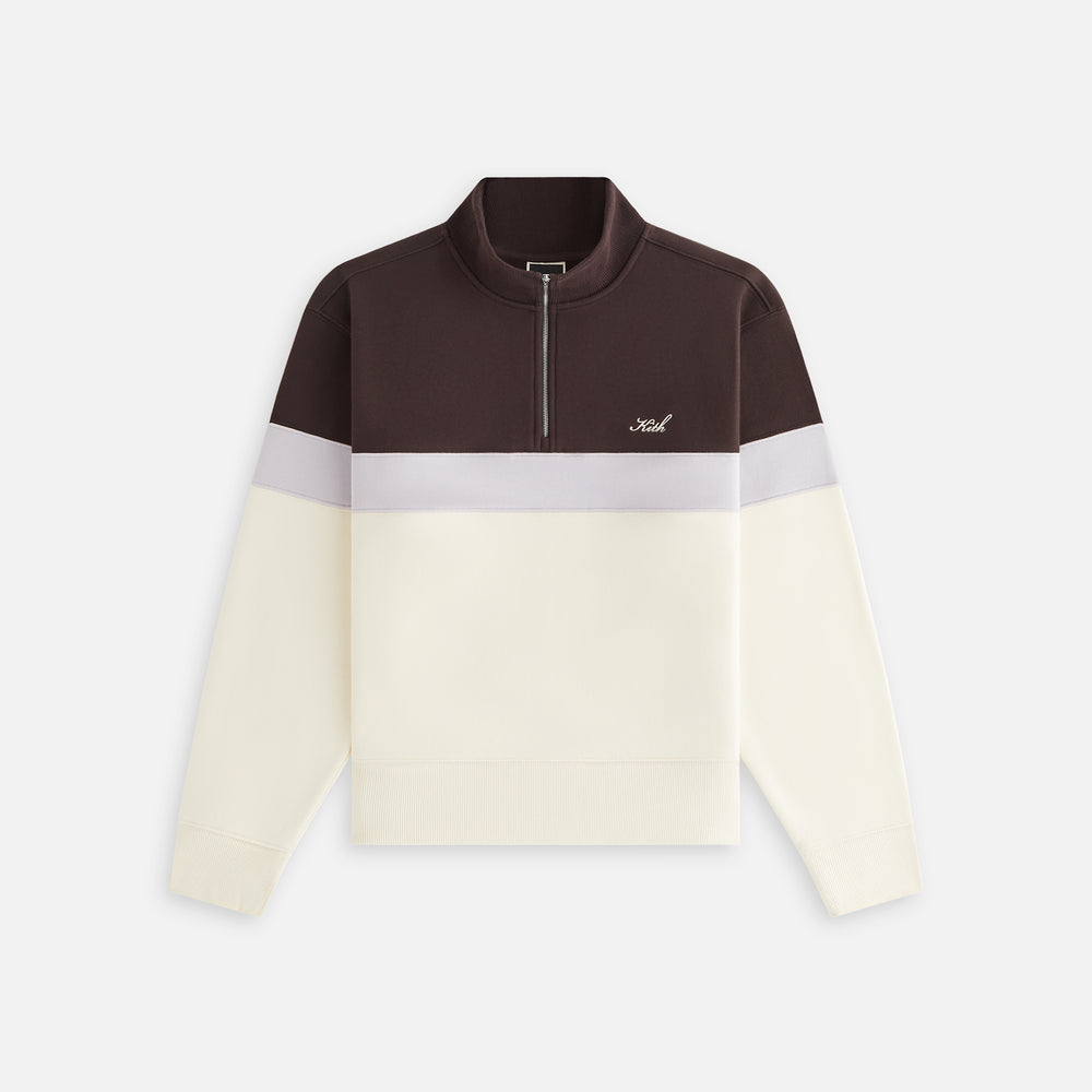 

Толстовка Kith Women Hunter Panelled Quarter Zip, цвет Incognito