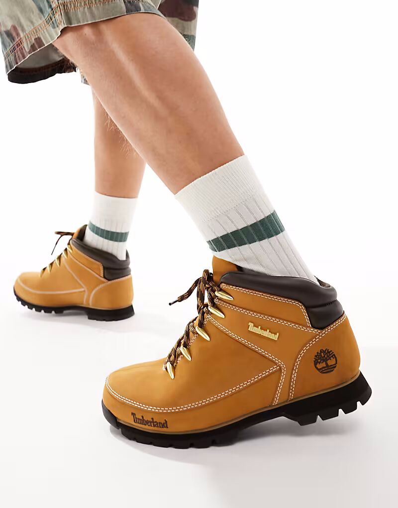 

Ботинки Euro Sprint Hiker из пшеничного нубука Timberland, пшеничный