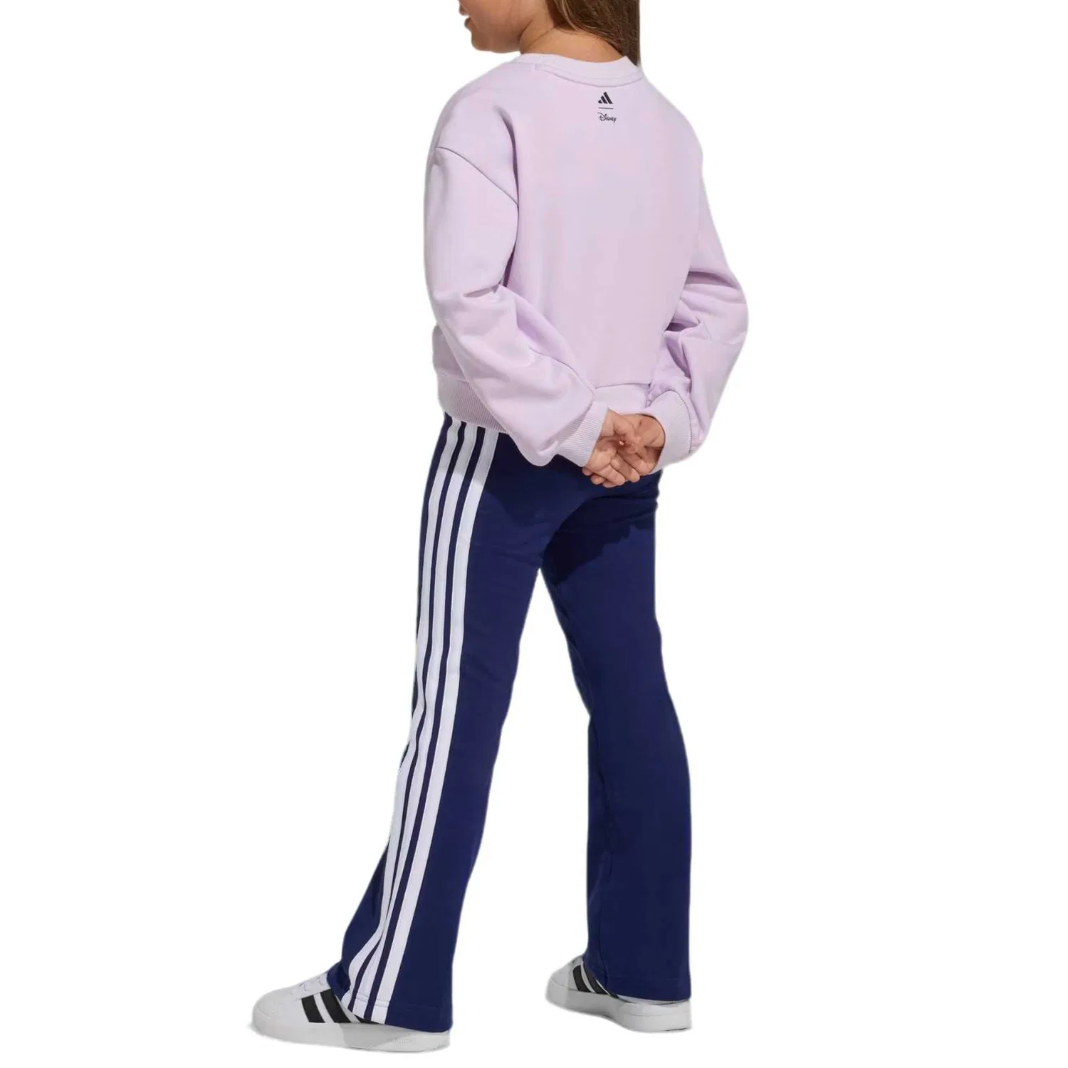 Детский спортивный костюм x Disney Casual Sportswear 2 Piece Set Adidas, Ice Lavender/Dark Blue-2-Piece Set — фото 4