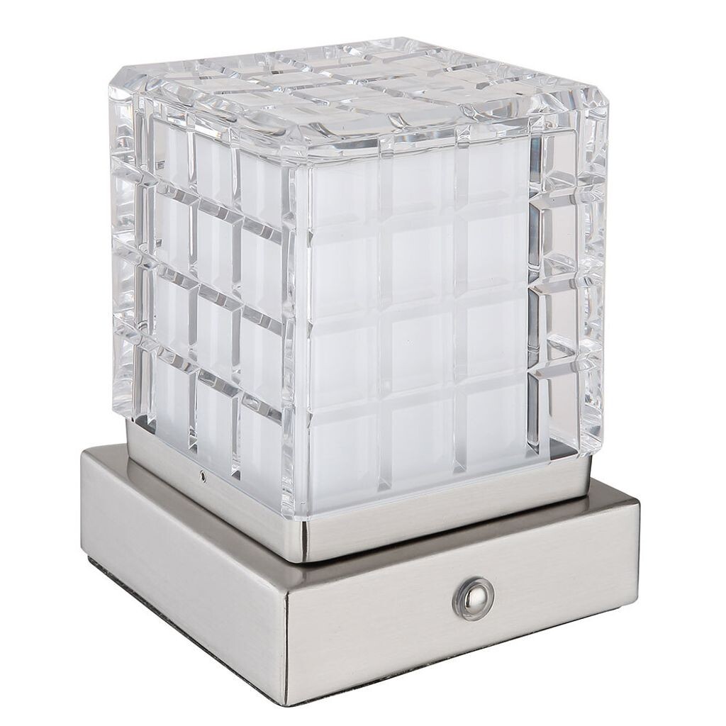 

Светодиодная настольная лампа, металл, белый, сенсорный диммер Globo Lighting