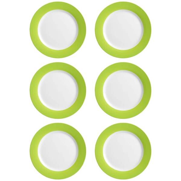 

Набор обеденных тарелок doppio, 6 шт. Ritzenhoff, зеленый