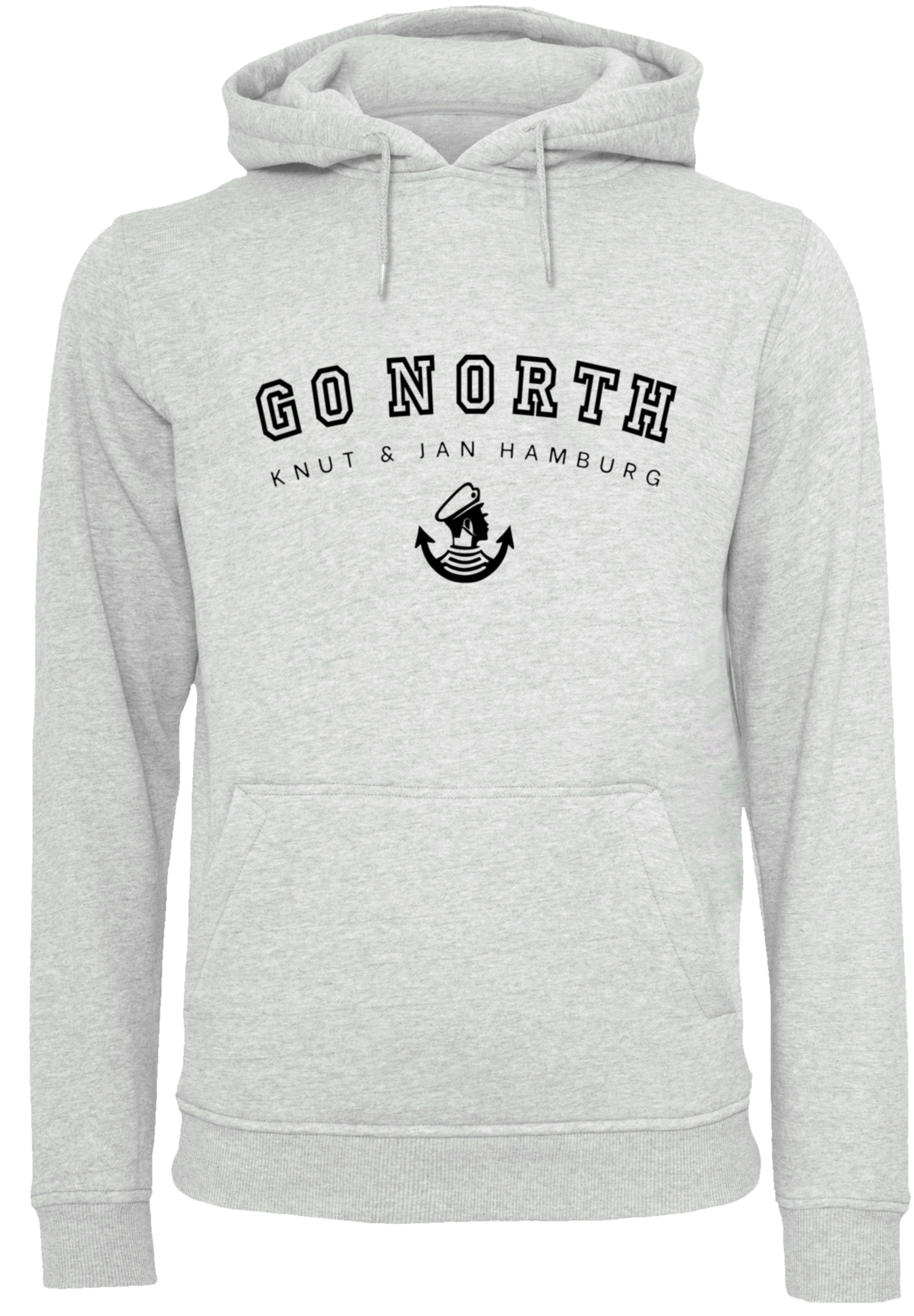 

Пуловер F4NT4STIC Hoodie Go North, цвет grau meliert