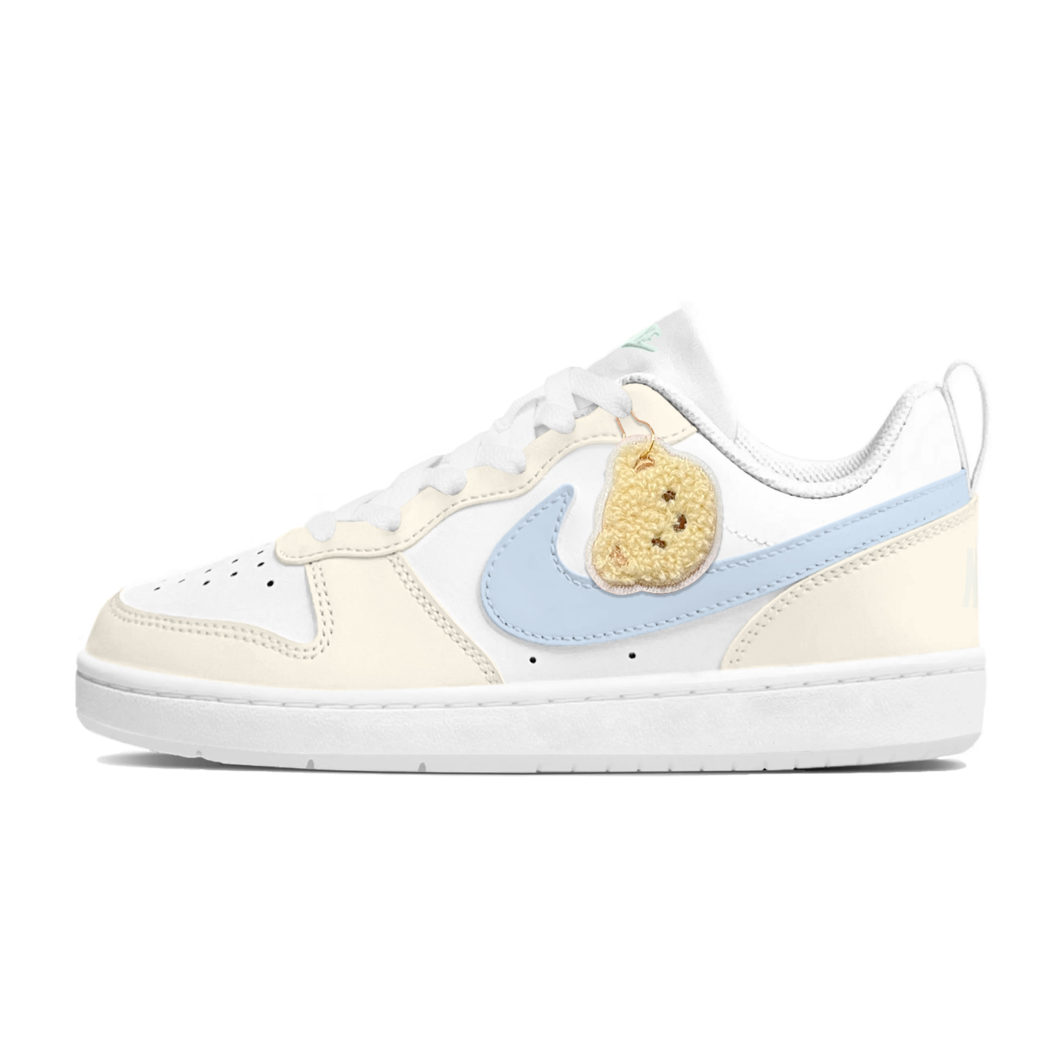 Nike Кроссовки для скейтбординга Court Borough Bear Cake Custard Blue Unisex — фото 3