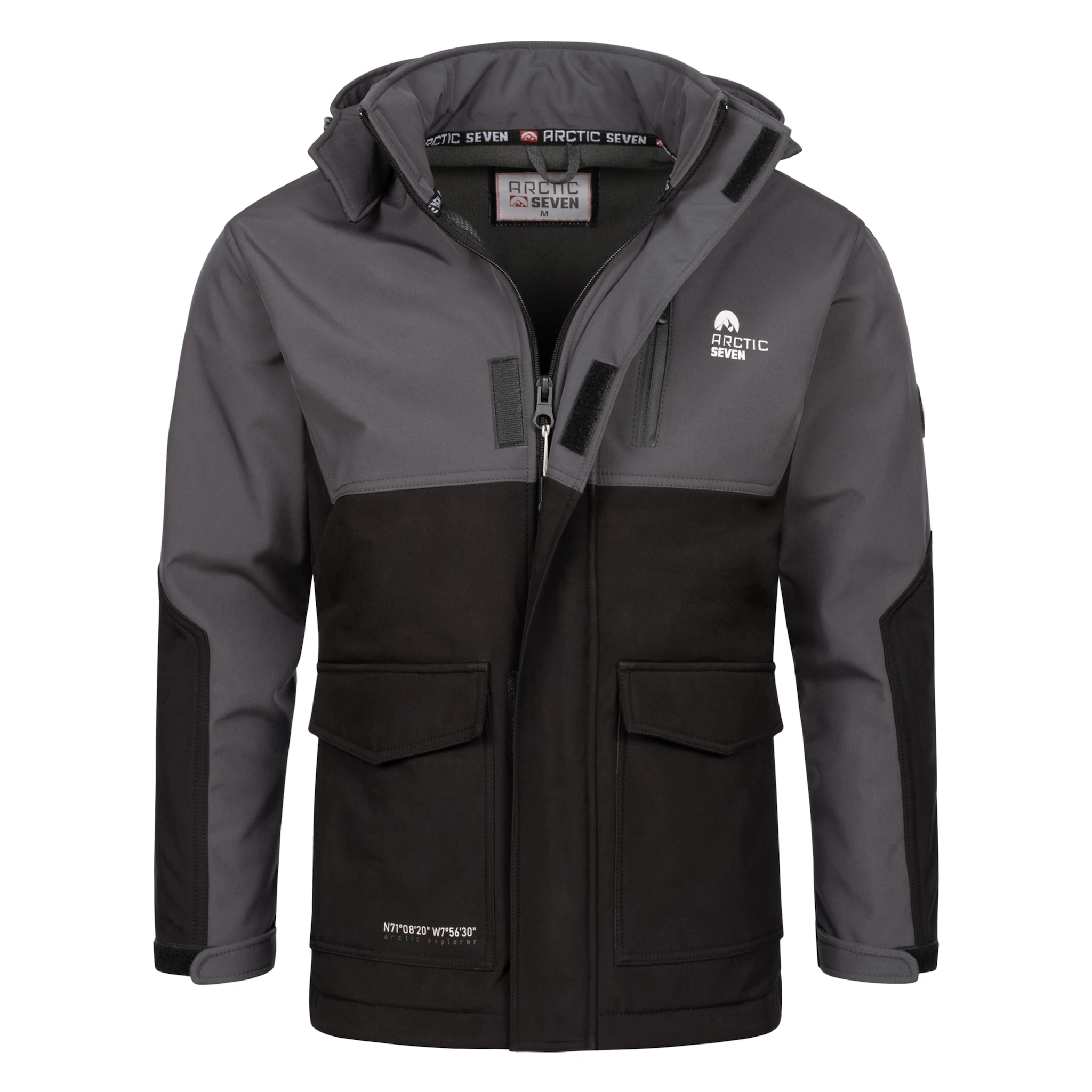 

Куртка софтшелл Arctic Seven "ASRenaldoo", спортивная функциональная куртка, черный