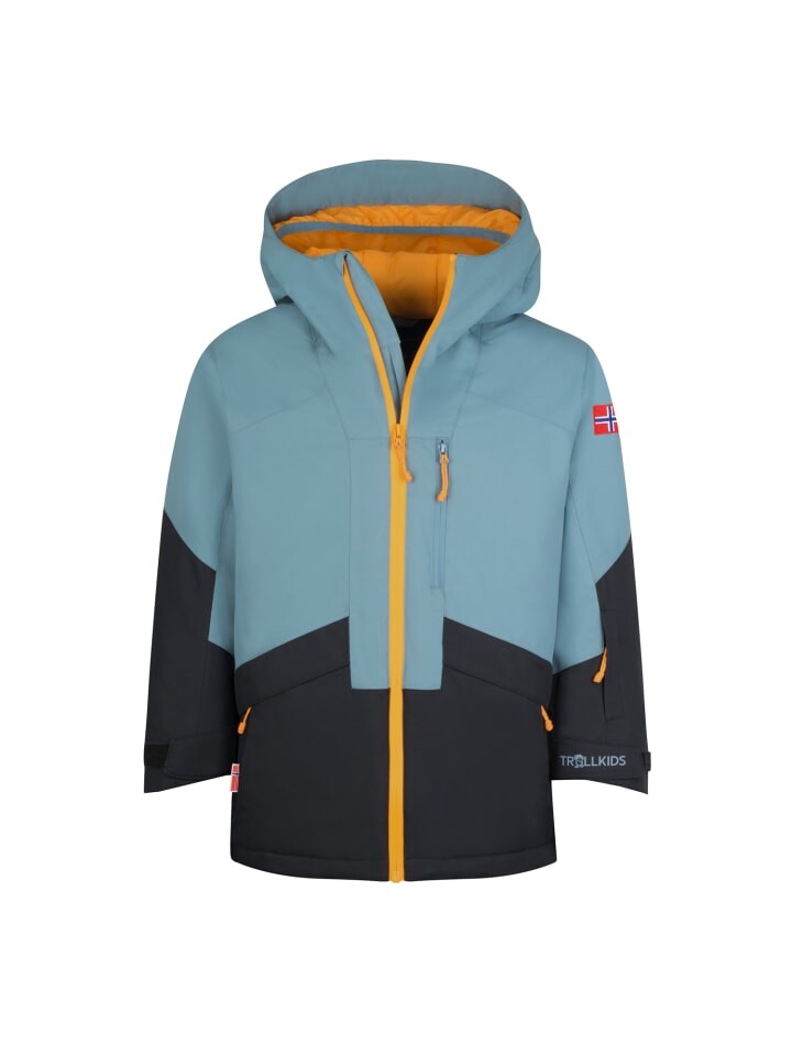 

Куртка для лыж и сноуборда Trollkids Ski-/ Snowboardjacke Kongsberg, цвет steel blue