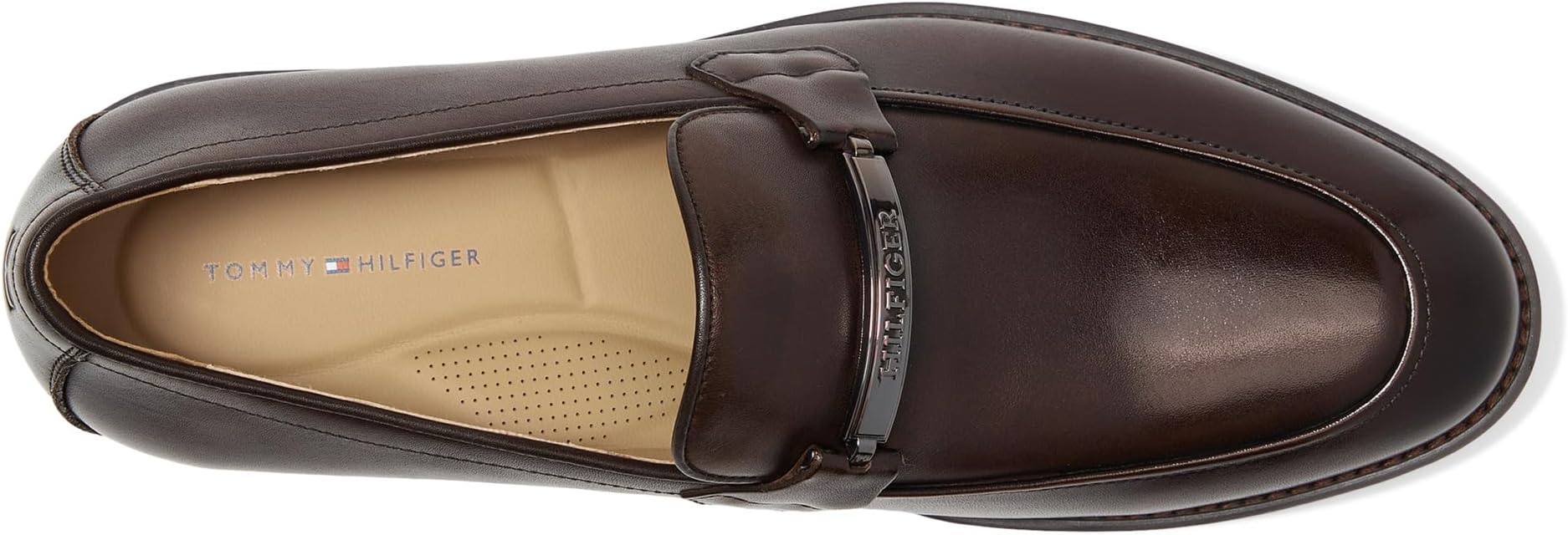 Лоферы Tommy Hilfiger Men's Caydin, Brown Leather — фото 2