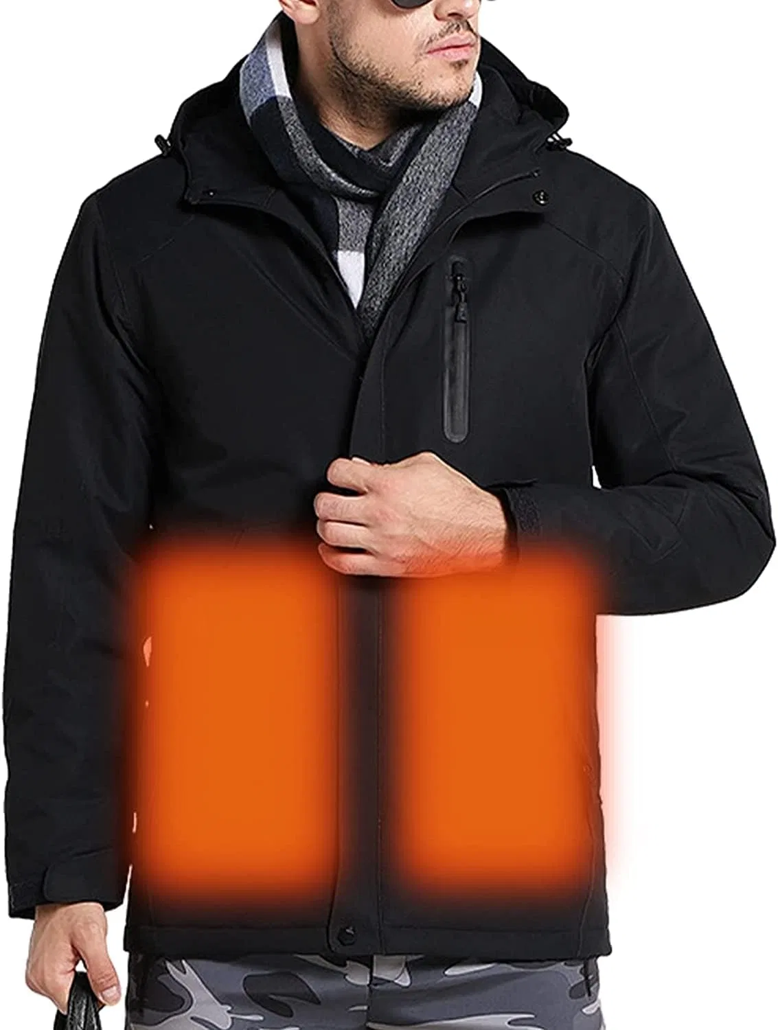 Софтшелл куртка с подогревом, Black