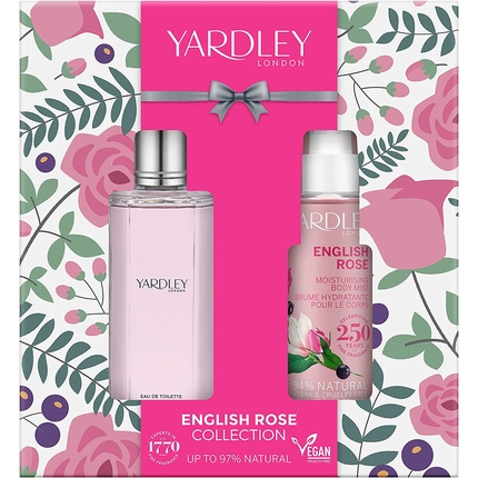 

Подарочная коробка English Rose Edt & Mist Set - Подарки для женщин, Yardley London