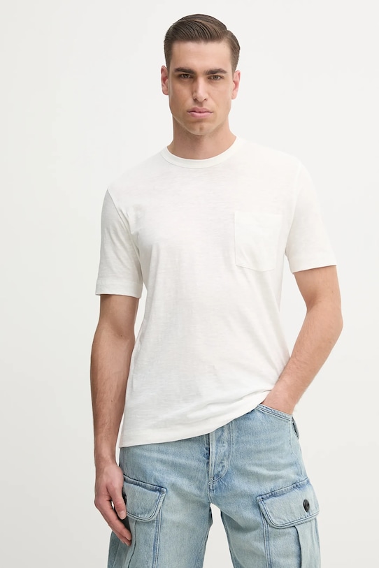 

Хлопковая футболка Marc O'Polo, бежевый