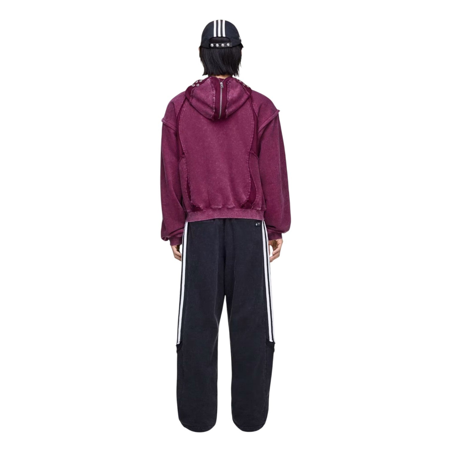Куртка с капюшоном Adidas x THUG CLUB TEAMGEIST «Maroon» — фото 4