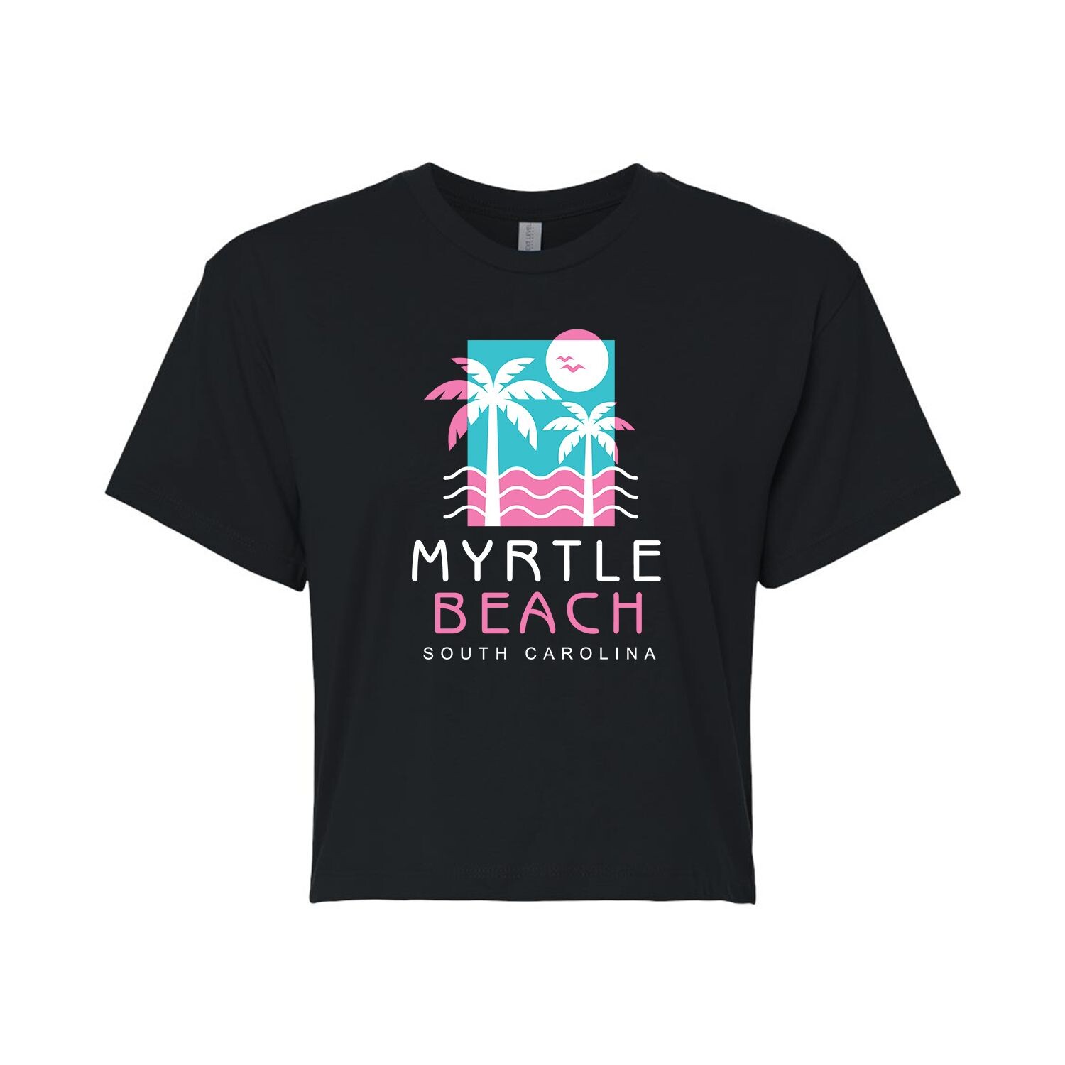 

Укороченная футболка с рисунком Myrtle Beach для юниоров Licensed Character