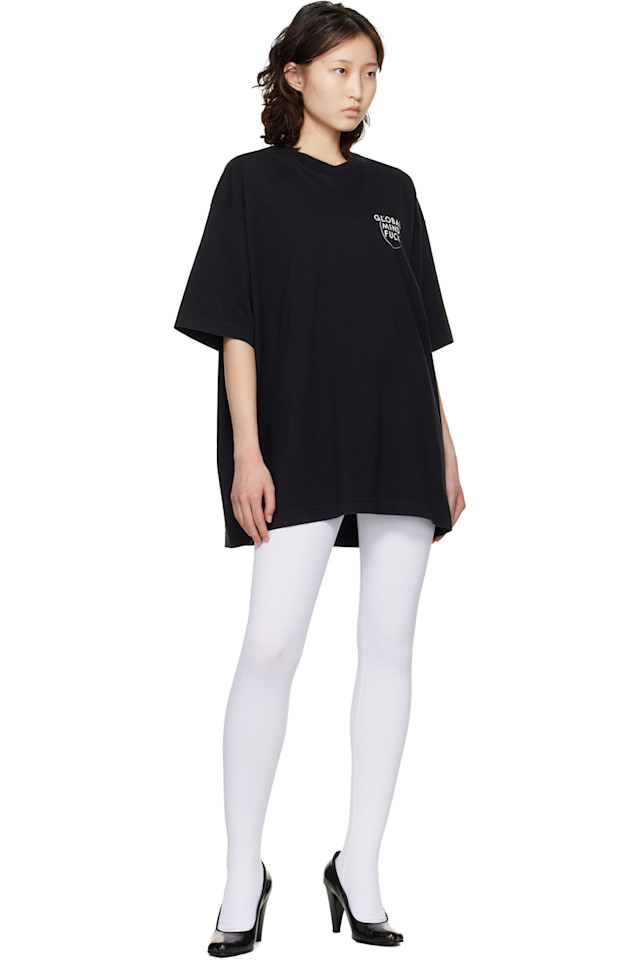 Футболка 'Global mf' Vetements, черный — фото 4