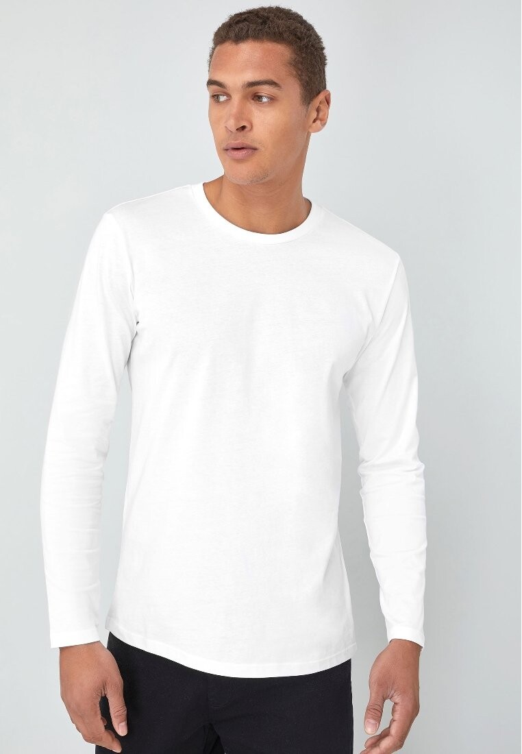 

Футболка с длинным рукавом Long Sleeve Crew Neck Next, белый