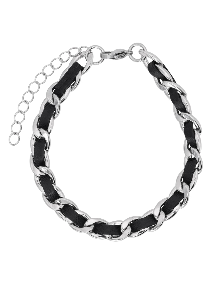 

Steel_Art Мужской браслет-цепочка Robin, черный, черный