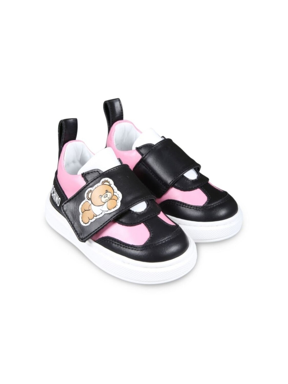 

Moschino Kids кроссовки Teddy Bear на липучках, розовый