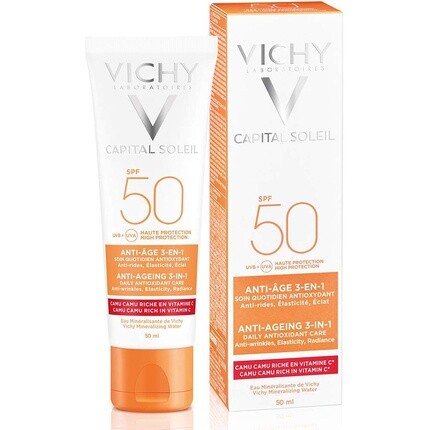

Vichy Idéal Soleil Антивозрастной солнцезащитный крем Spf50 50 мл