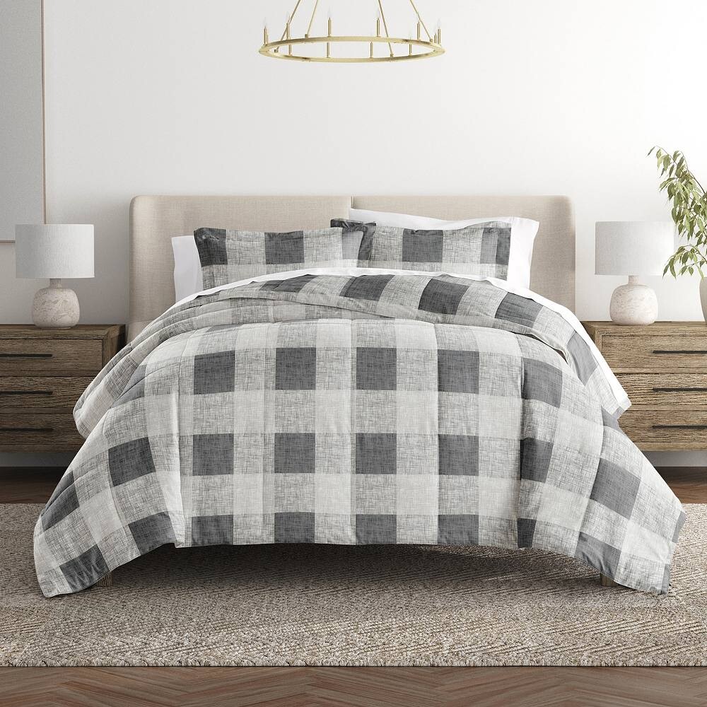 

Легкий двусторонний пуховый комплект одеял Urban Loft, цвет Gingham Gray