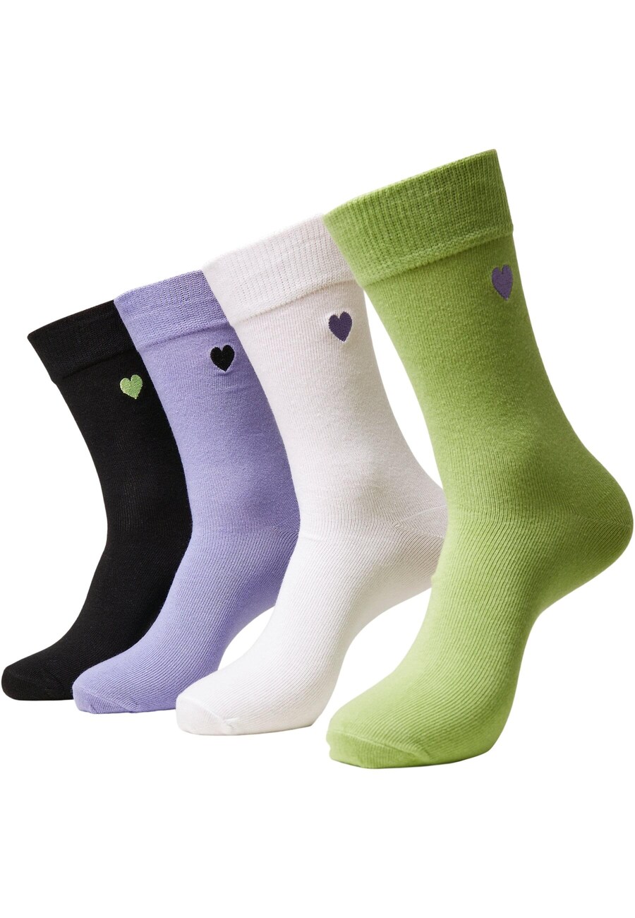 

Носки Urban Classics, цвет Apple/Lavender/Black/White