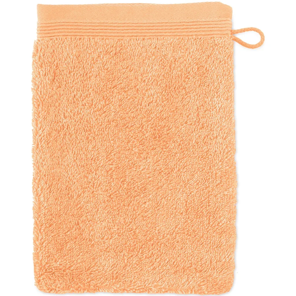 

Мочевая варежка для умывания Superwuschel Набор варежек для умывания с бордюром, 100% хлопок премиум-класса, мягкая Möve, Peach fuzz