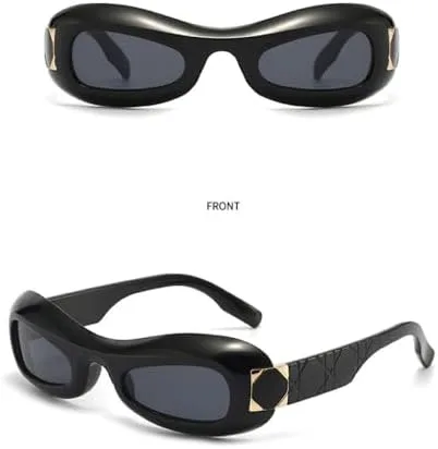 

Солнцезащитные очки Lady White Small Round для женщин, винтажные модные солнцезащитные очки для мужчин в стиле хип-хоп, с полосками на дужках. 2027 год MTZJH, C6