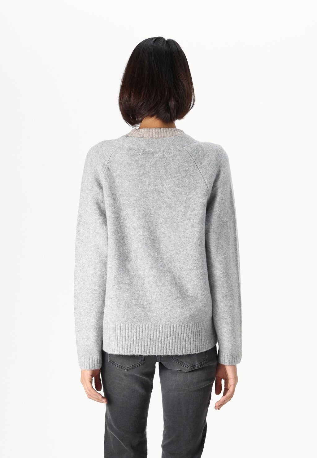 

Кардиган VMBOOM Vero Moda Tall, цвет Mottled Light Grey