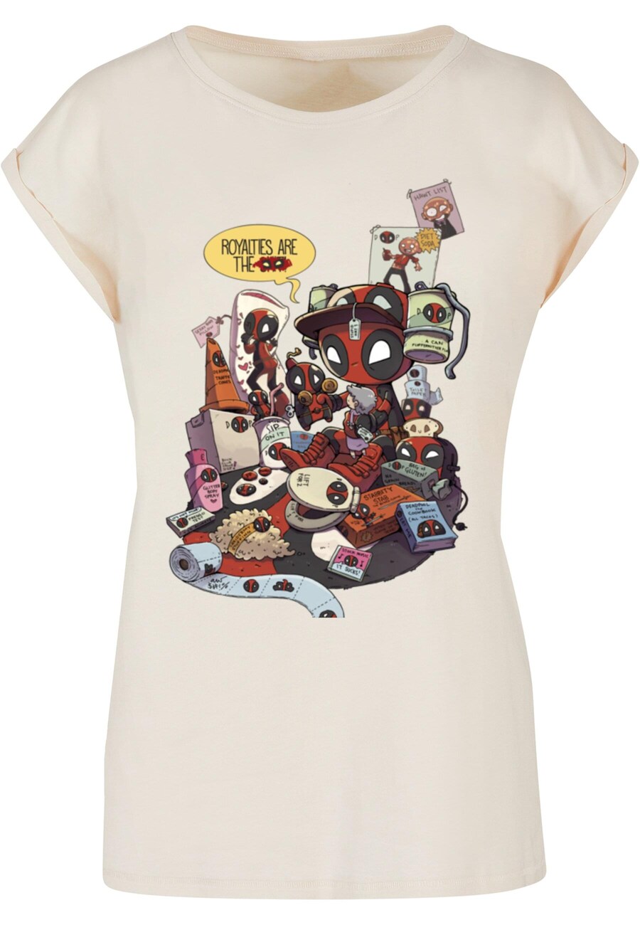 

Рубашка ABSOLUTE CULT Deadpool - Merchandise Royalties, светло-бежевый