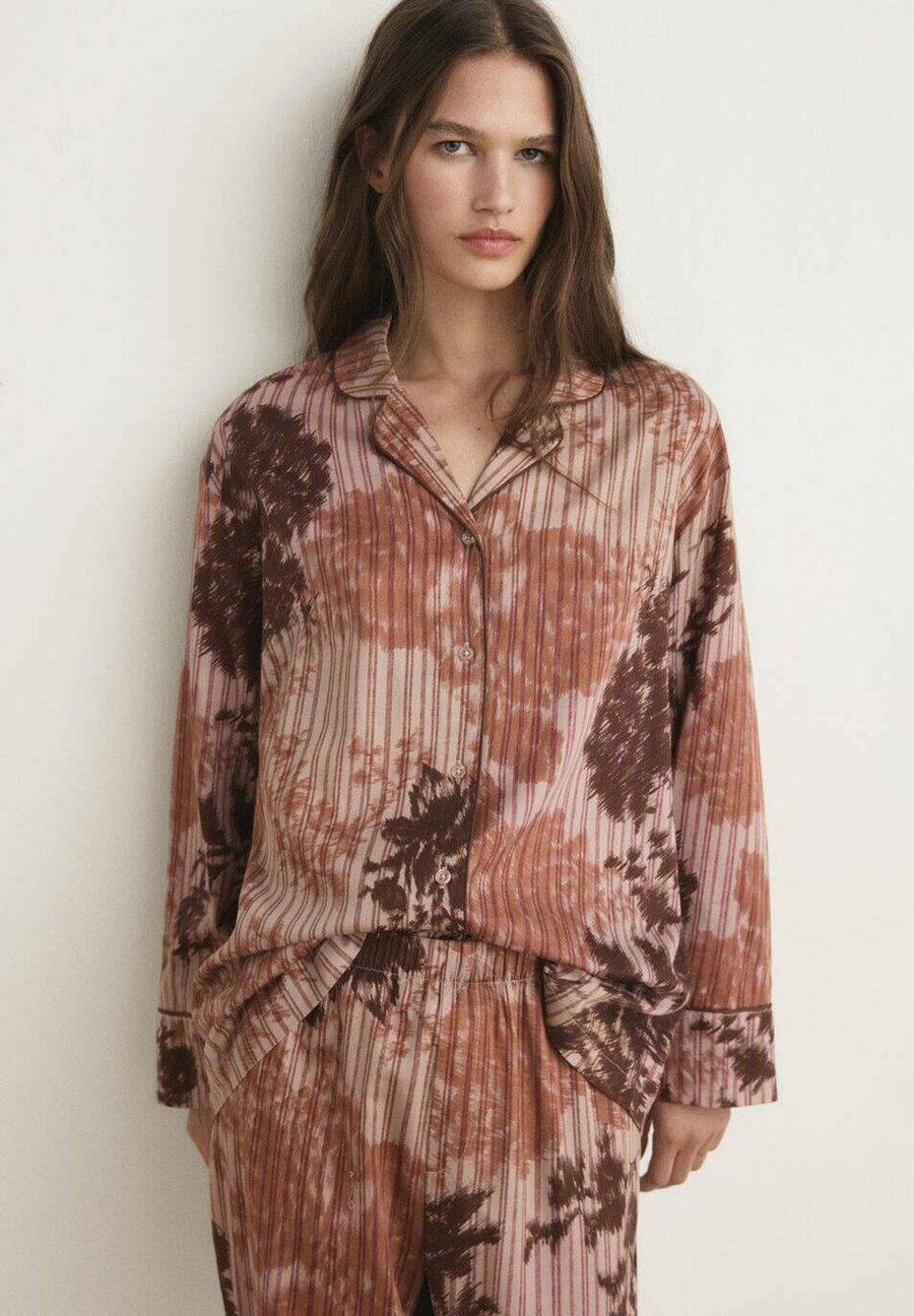 

Пижамный топ Mango WITH BLURRED , Brown