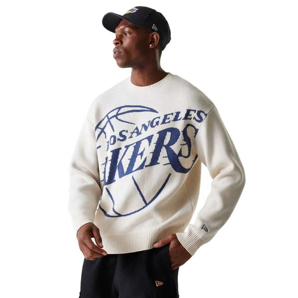 

Толстовка New Era NBA Knit Los Angeles Lakers, бежевый