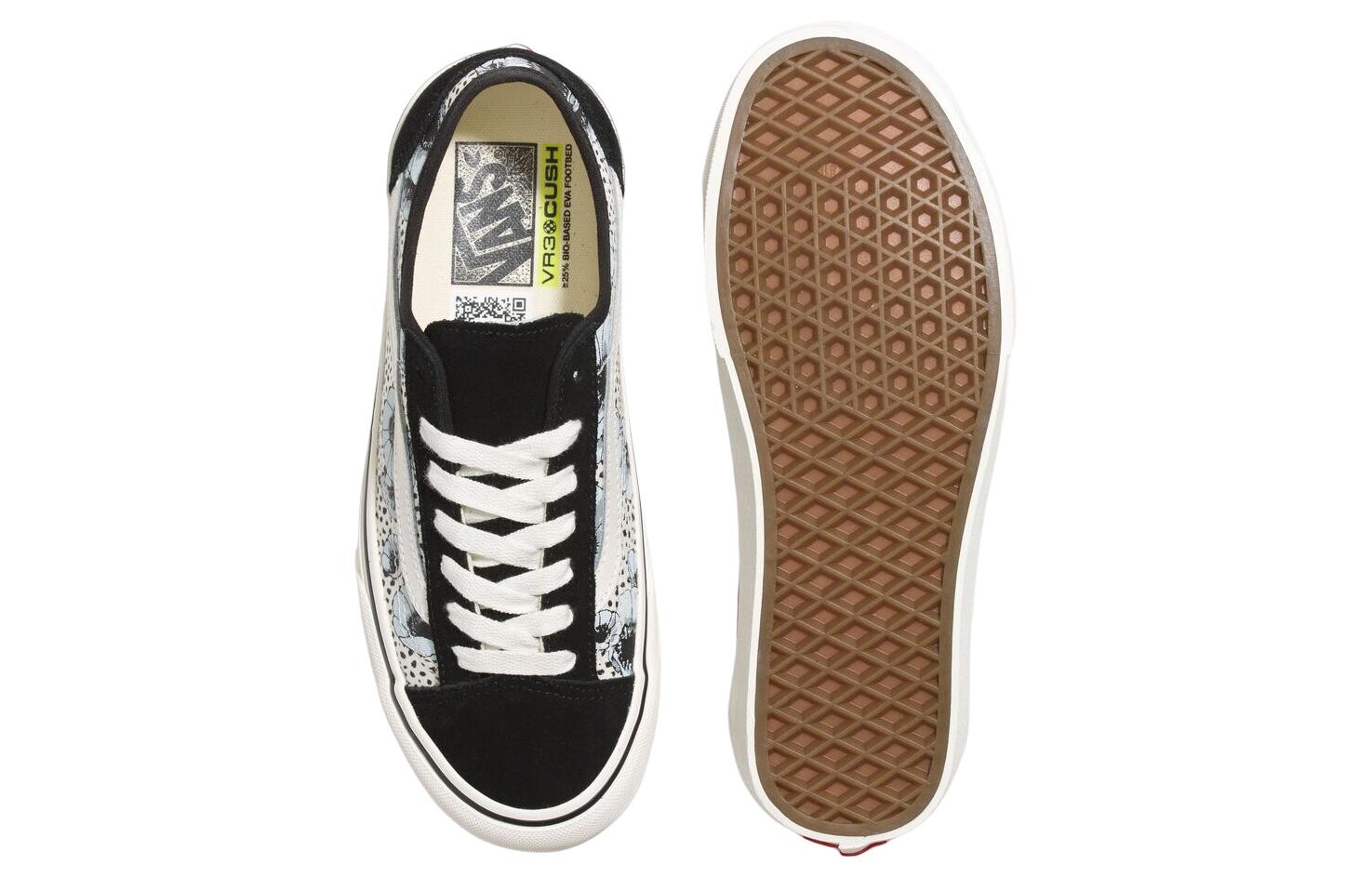 Кроссовки Vans Style 36 Decon VR3 'Black White Blue' — фото 3