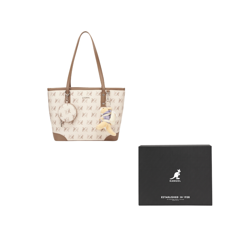 

KANGOL Сумка-шоппер из ПВХ, средняя женская наплечная сумка мультиколор