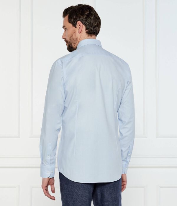 Рубашка h-моток-распространение-c1-222 Slim fit Boss, синий — фото 3